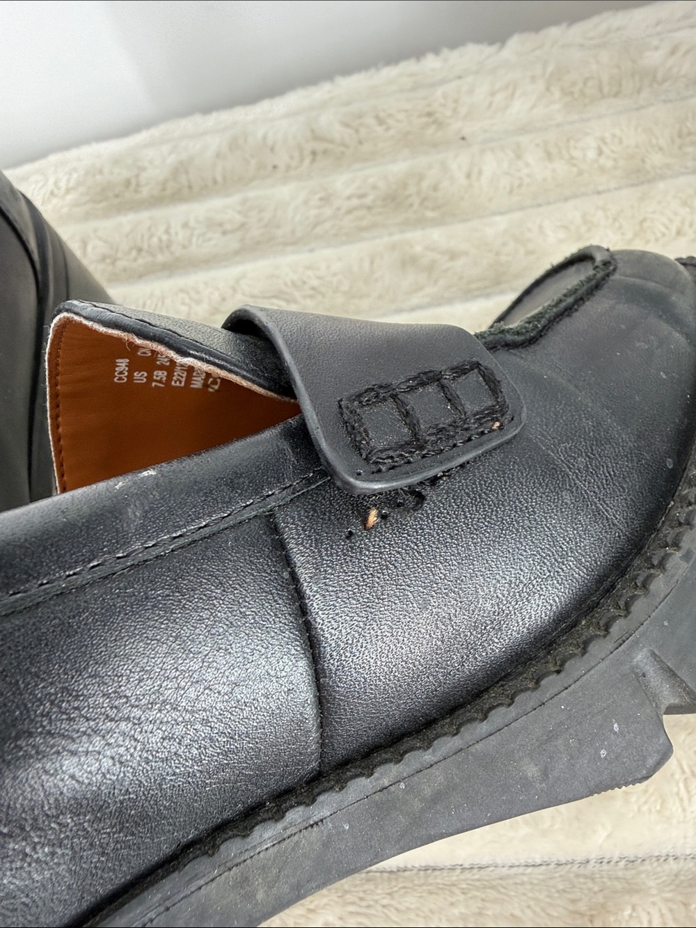 Coach Colleen Black Women's Loafers size 7.5B - Picture 6 of 13
